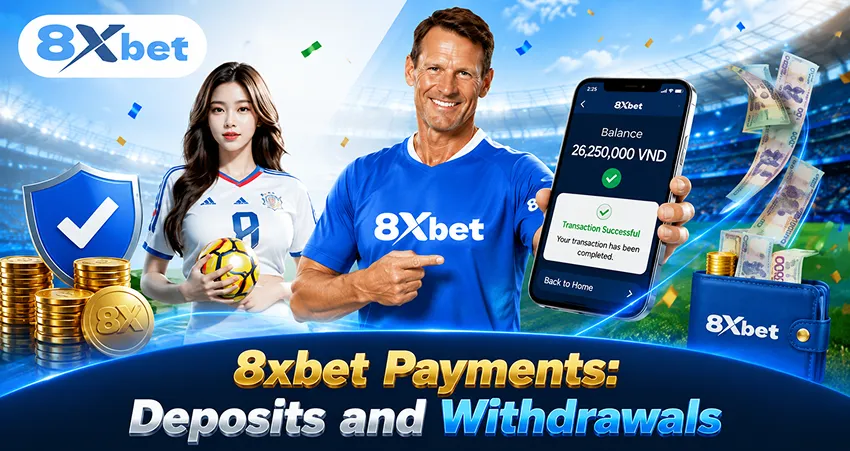 8xbet Payments: Deposits and Withdrawals